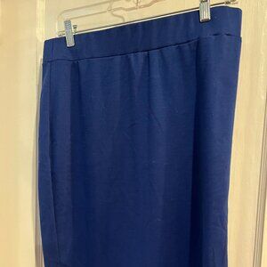 Womens knit skirt by Sunny Leigh blue large